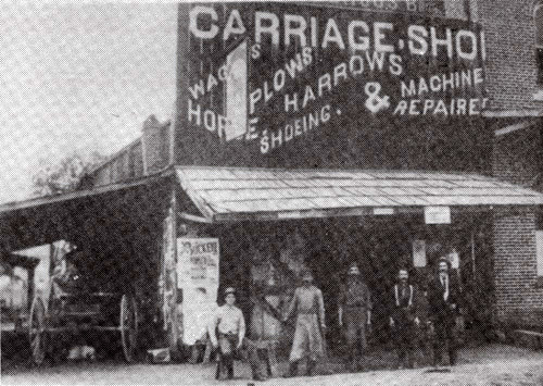 Fitzgerald blacksmith shop from 1878